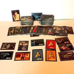 Over 350+ Vintage Star Trek card bundle lot